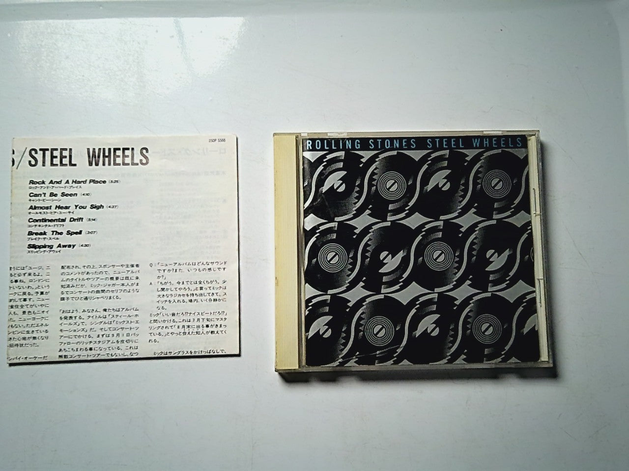 The Rolling Stones – Steel Wheels (CD, 1989) Japan 25DP 5566