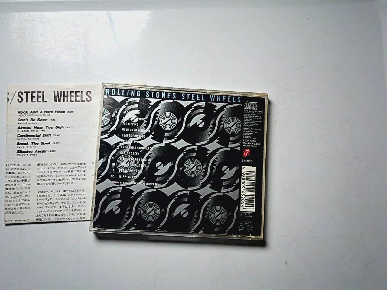 The Rolling Stones – Steel Wheels (CD, 1989) Japan 25DP 5566