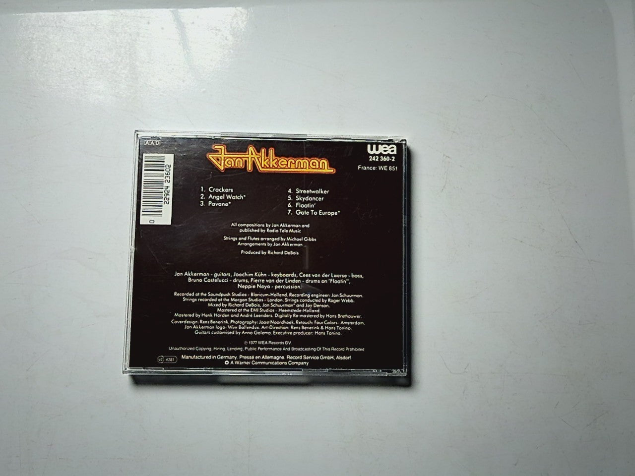Jan Akkerman – Jan Akkerman (CD, 1995) Europe 242 360-2