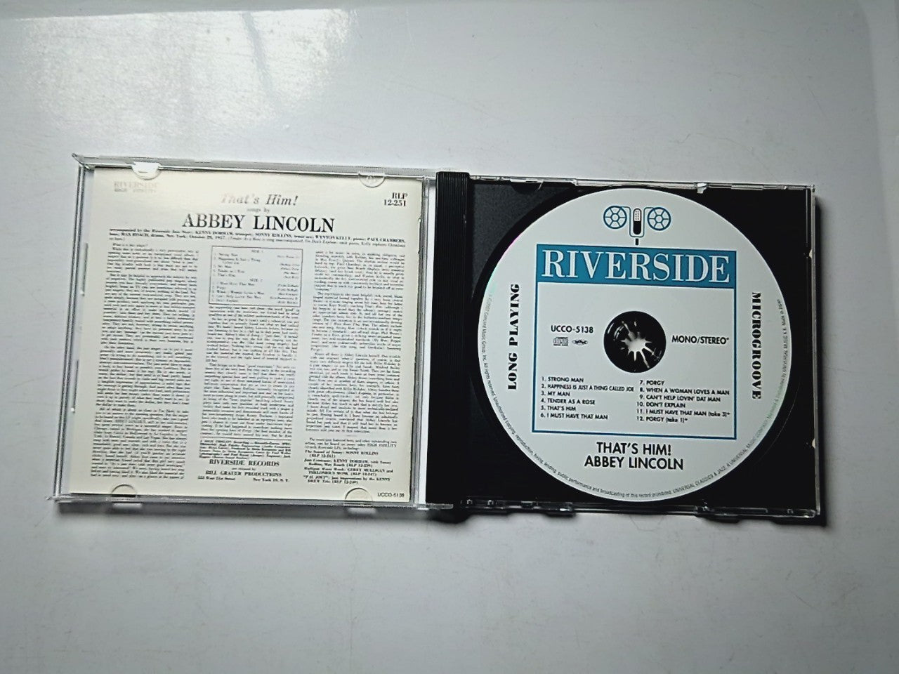 Abbey Lincoln, The Riverside Jazz Stars – That's Him (CD, 1999) Japan ucco-5138