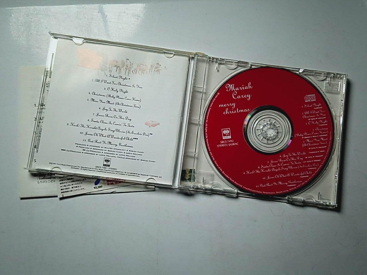 Mariah Carey – Merry Christmas (CD, 1994) Japan obi SRCS 7492