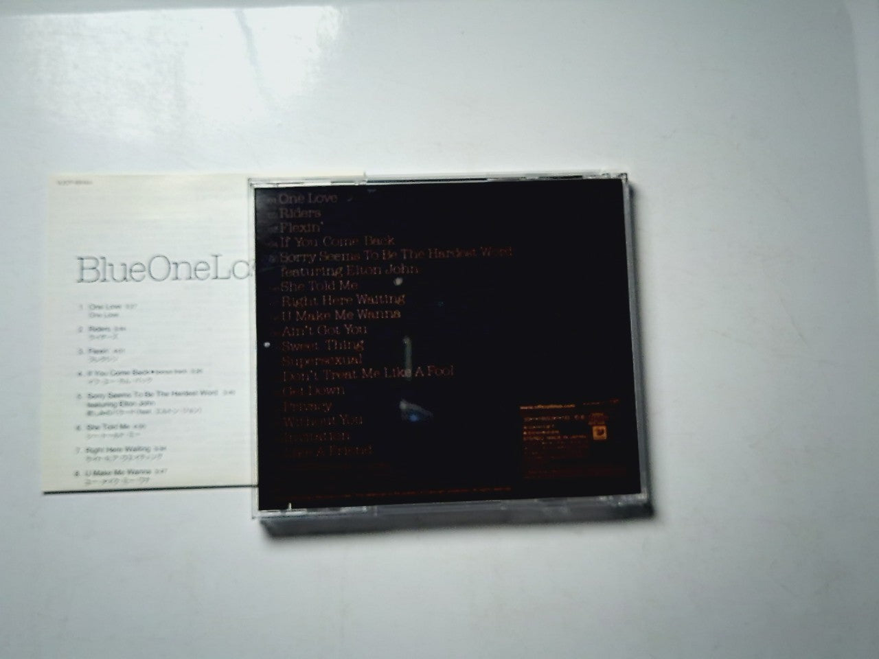Blue – One Love (CD, 2003) Japan VJCP-68464