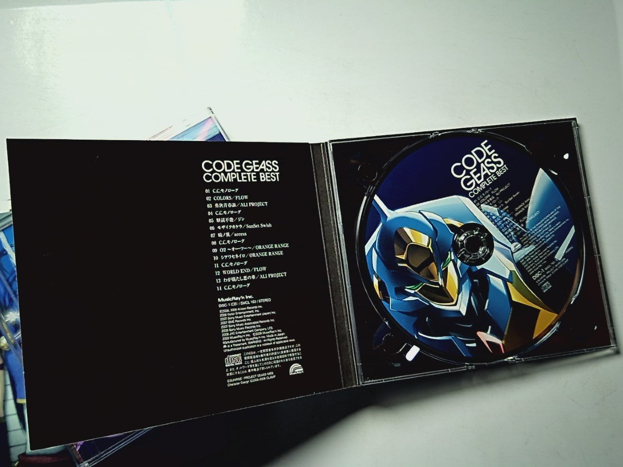 Code Geass Complete Best (CD + DVD, 2009) Japan SMCL-163~4