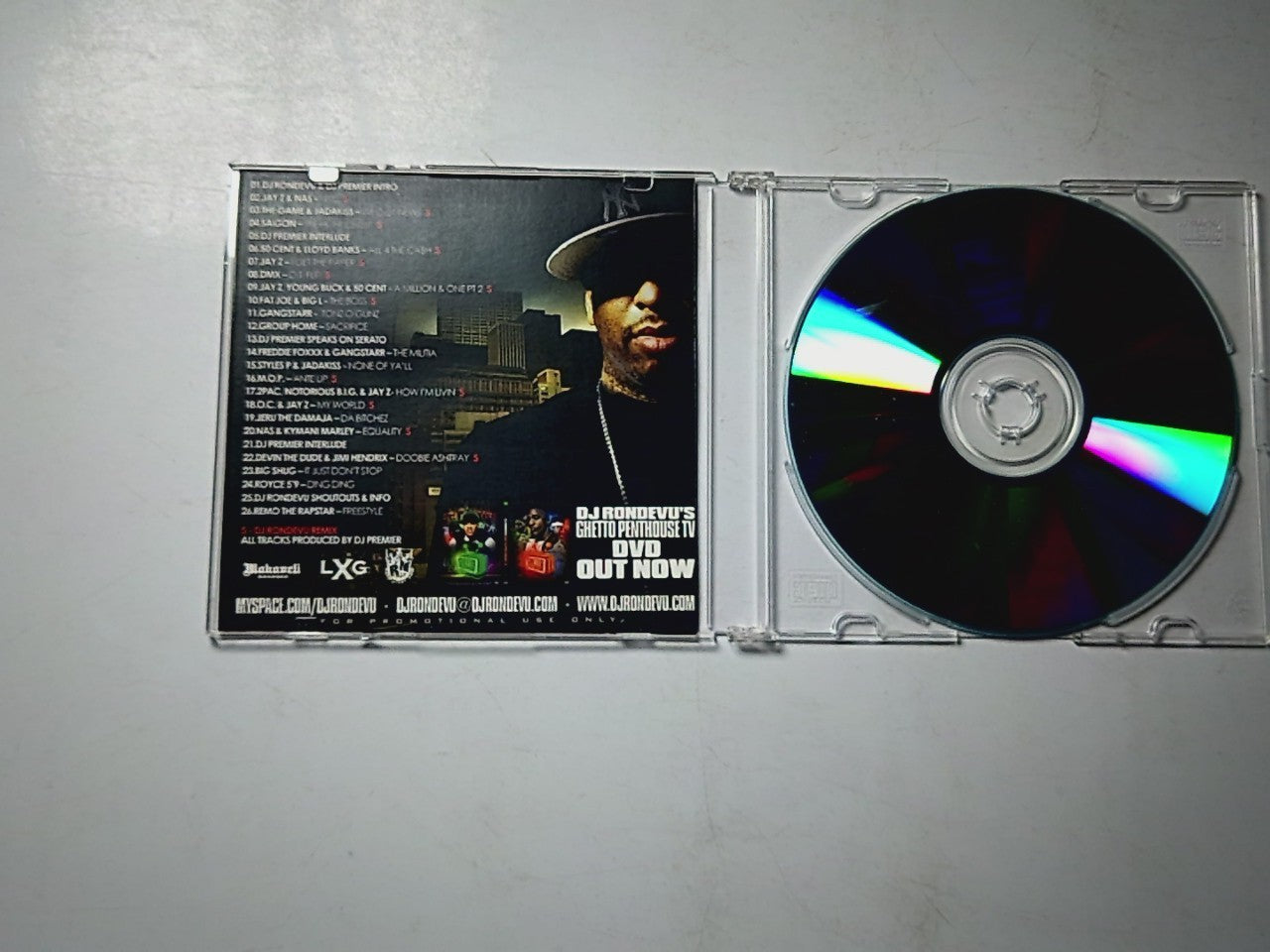 DJ Rondevu, DJ Premier – The Realness (CD, 2007) US promo RHQ175CD
