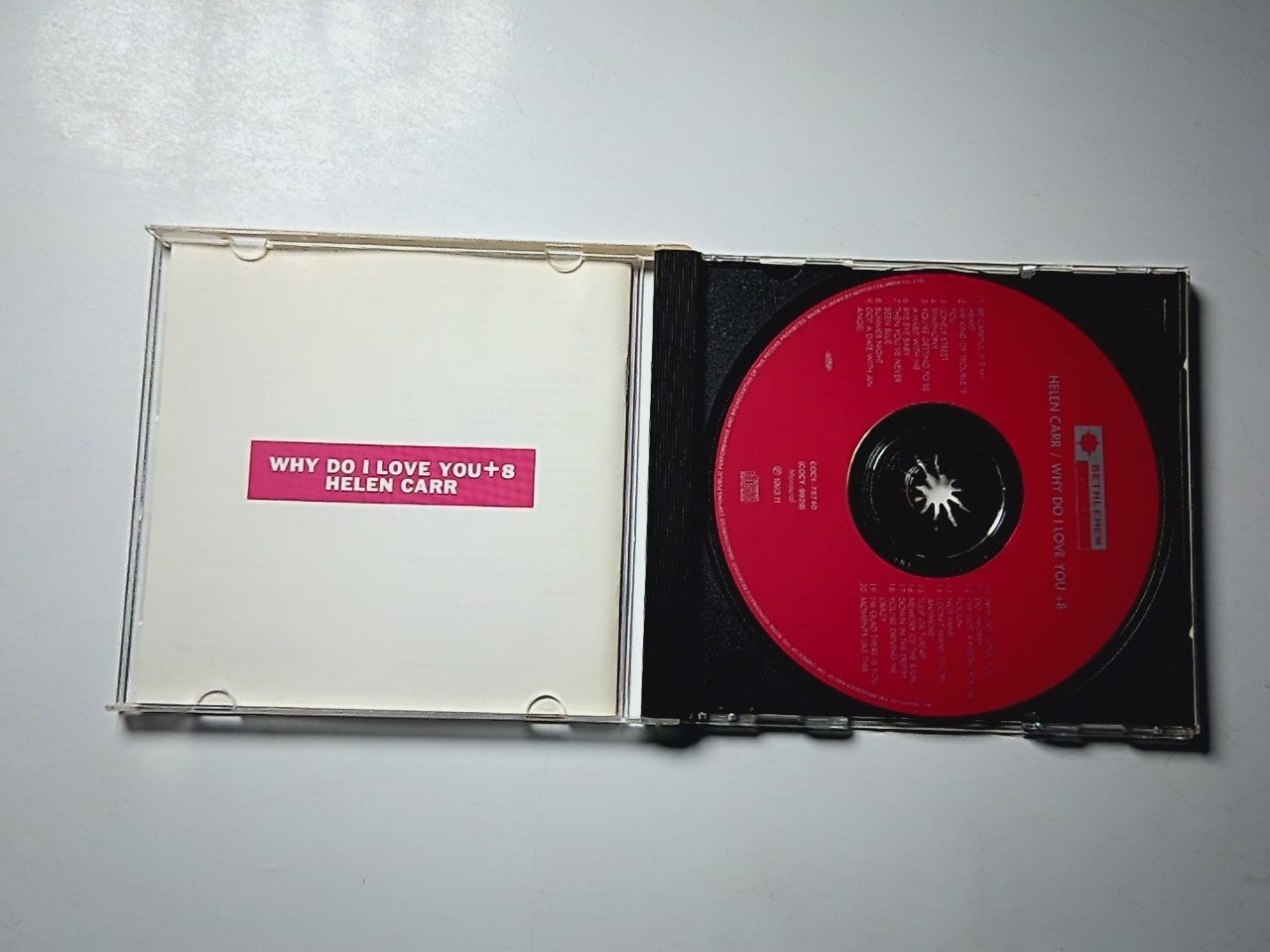 Helen Carr – Why Do I Love You +8 (CD, 1993) Japan COCY-75740