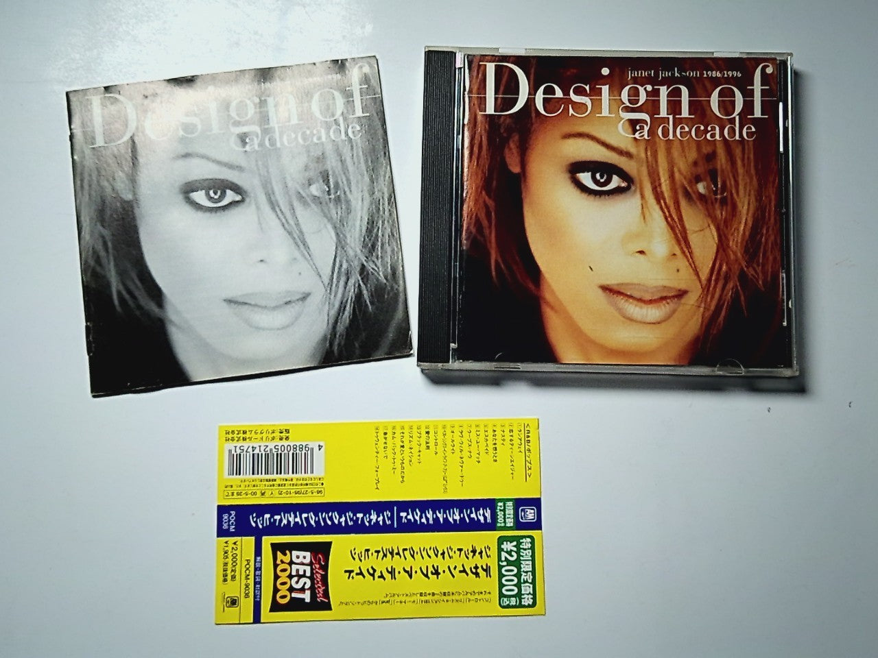 Janet Jackson – Design Of A Decade 1986 / 1996 (CD, 1998) Japan obi POCM 1036