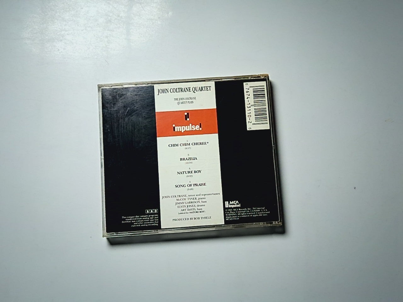 The John Coltrane Quartet – The John Coltrane Quartet Plays (CD, 1989) US