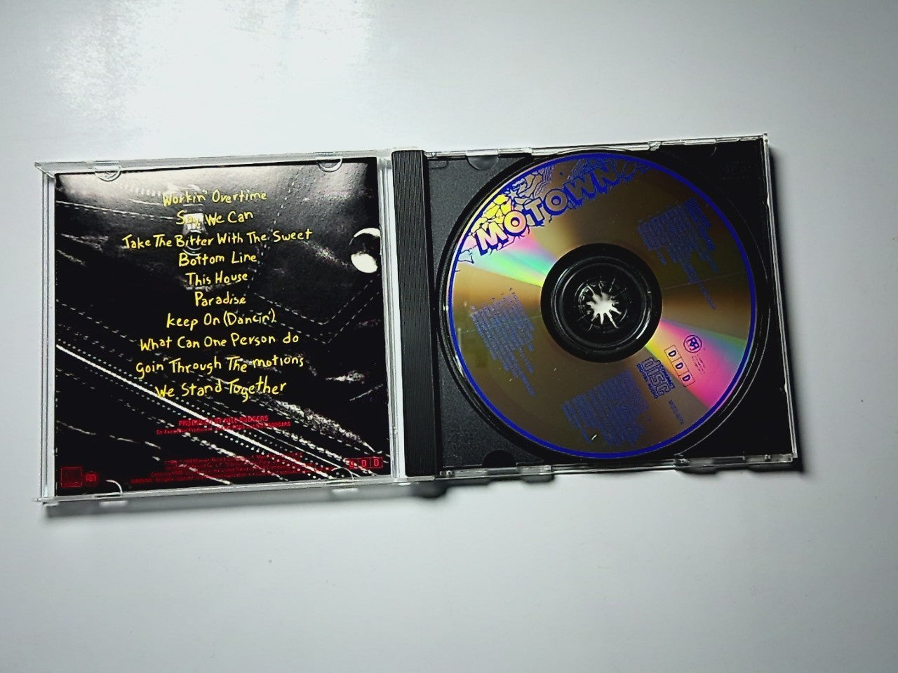 Diana Ross – Workin' Overtime (CD, 1989) US MOTD-6274