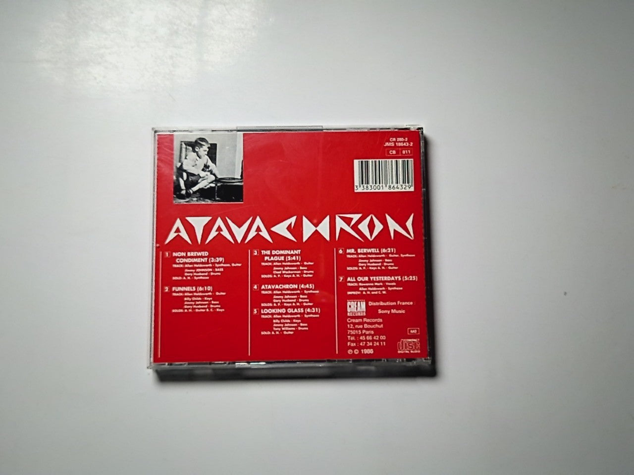 Allan Holdsworth – Atavachron (CD, 1996) France CR 280-2