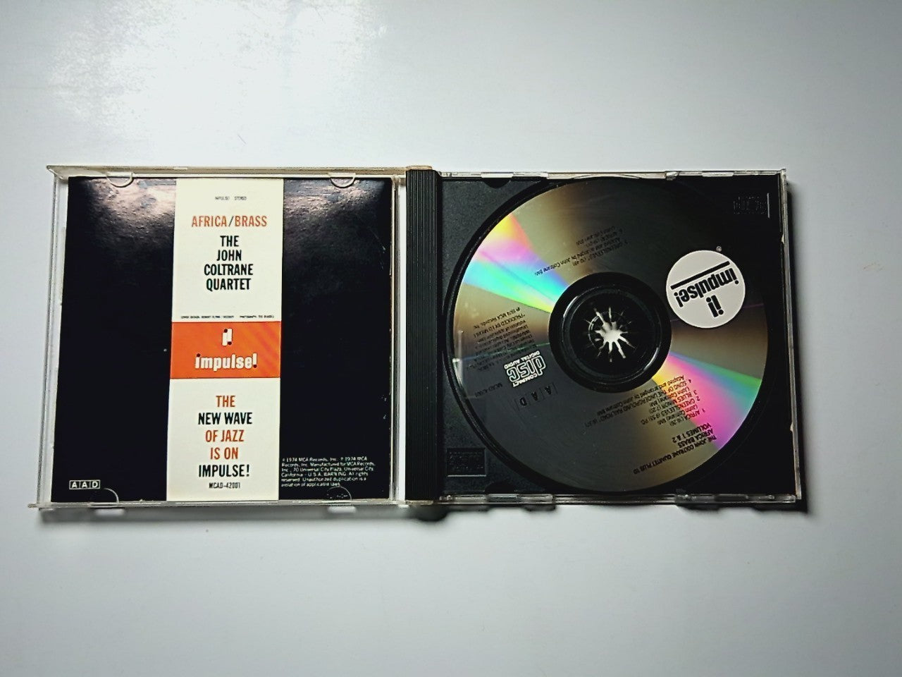 The John Coltrane Quartet – Africa Brass Volumes 1 & 2 (CD, 1988) US MCAD-42001