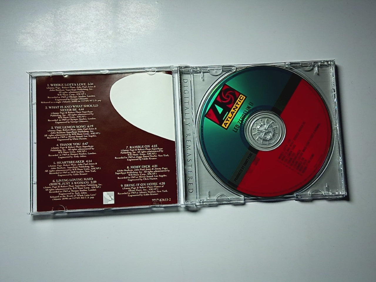 Led Zeppelin – Led Zeppelin II (CD, 1999) Europe 7567-82633-2