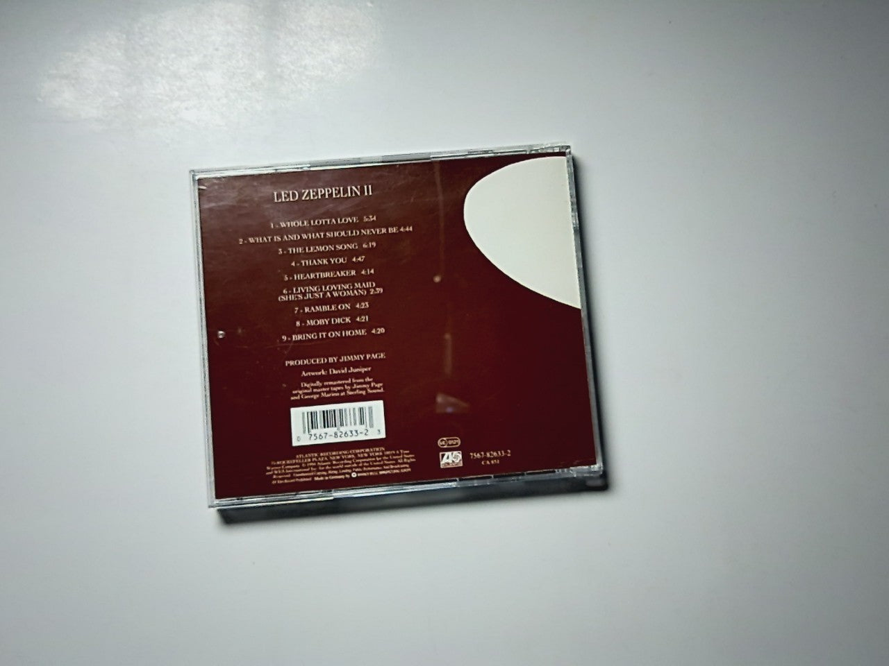 Led Zeppelin – Led Zeppelin II (CD, 1999) Europe 7567-82633-2