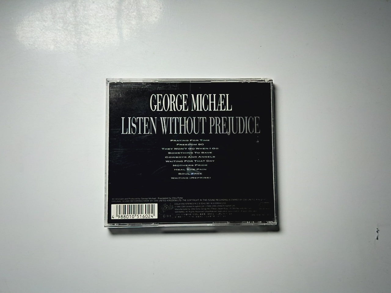 George Michael – Listen Without Prejudice Volume 1 (CD, 1990) Japan ESCA 5160