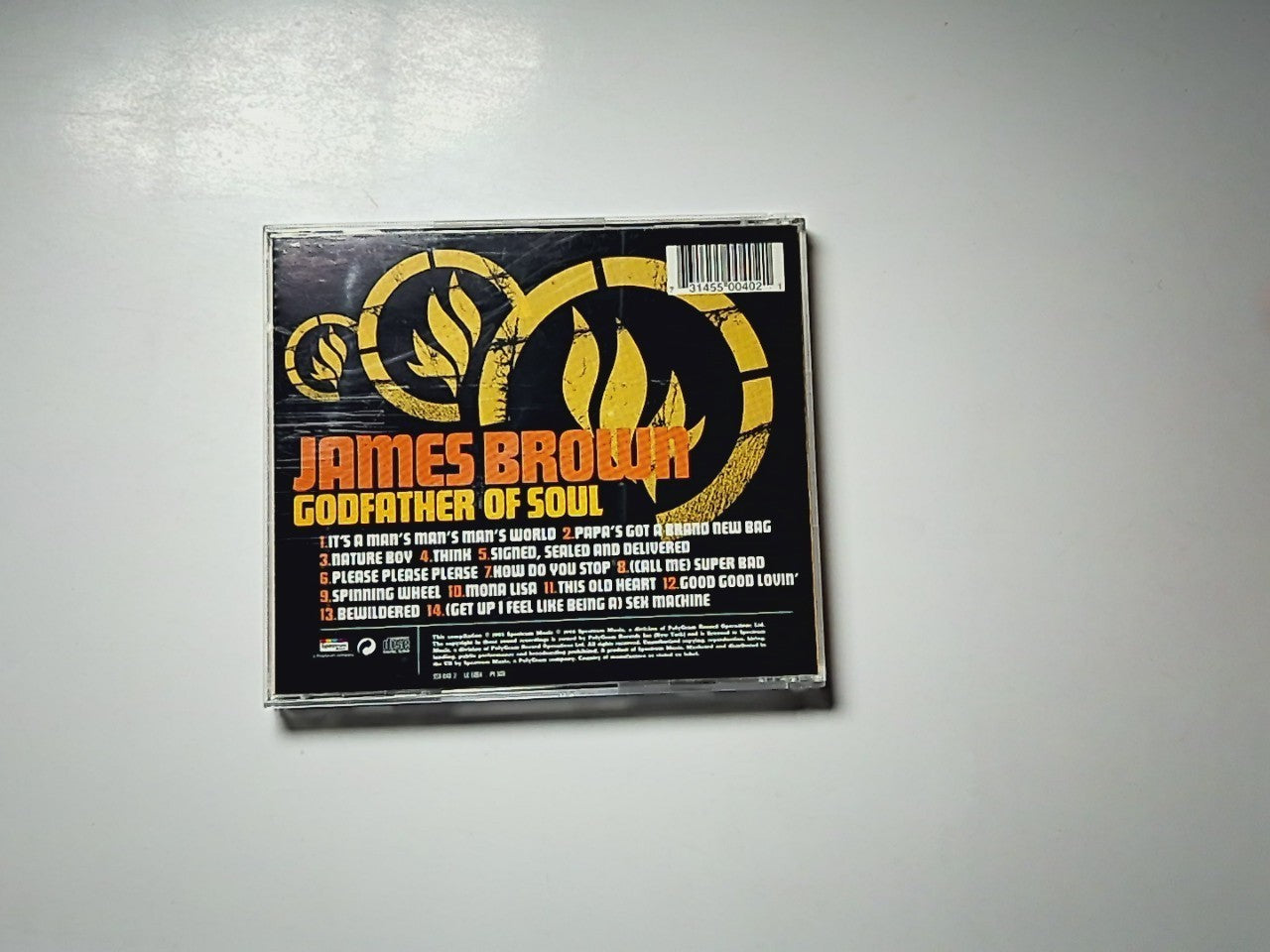 James Brown – Godfather Of Soul (CD, 1993) Europe 5500402