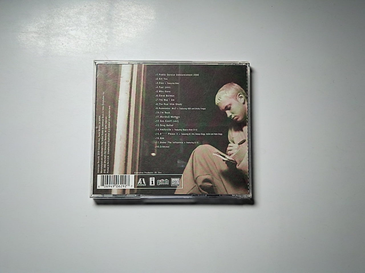 Eminem – The Marshall Mathers LP (CD, 2000) US 069490629-2
