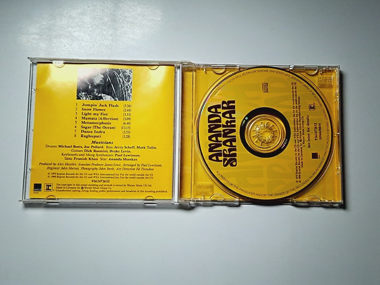Ananda Shankar – Ananda Shankar (CD, 1998) Europe 9362472632