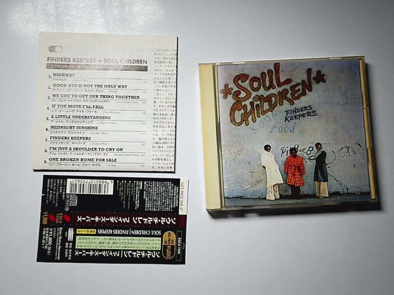 Soul Children – Finders Keepers (CD, 1994) Japan obi ESCA 7556