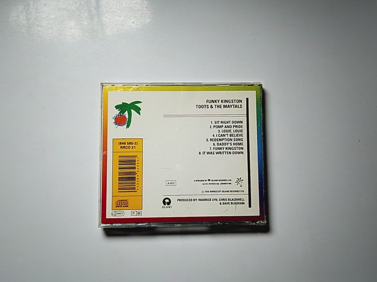 Toots & The Maytals – Funky Kingston (CD, 1976) Europe 846 580-2