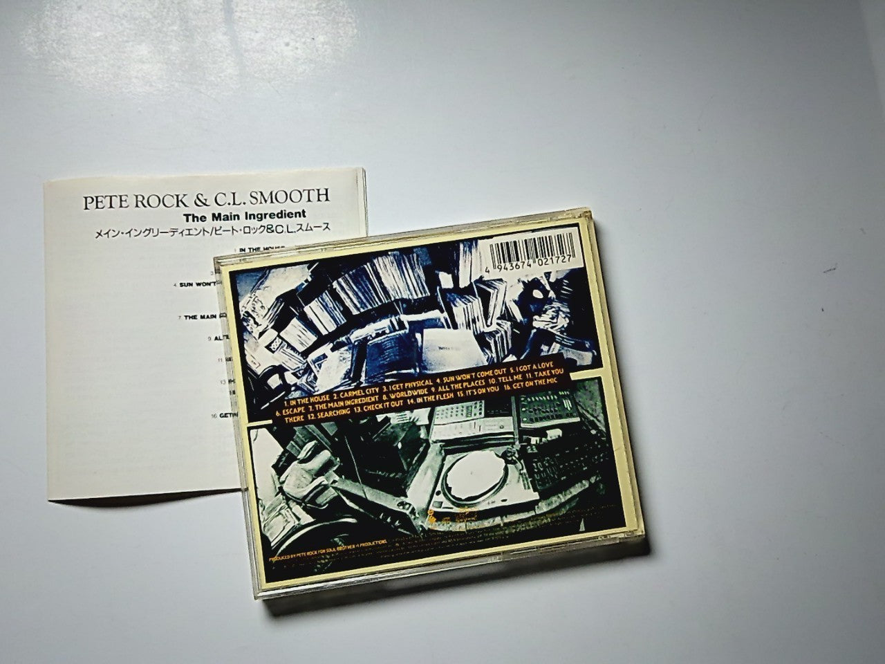Pete Rock & C.L. Smooth – The Main Ingredient (CD, 1995) Japan WPCR-217