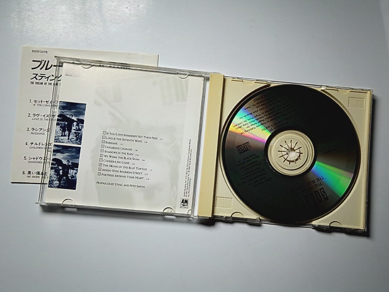 Sting – The Dream Of The Blue Turtles (CD, 1988) Japan D25Y3276