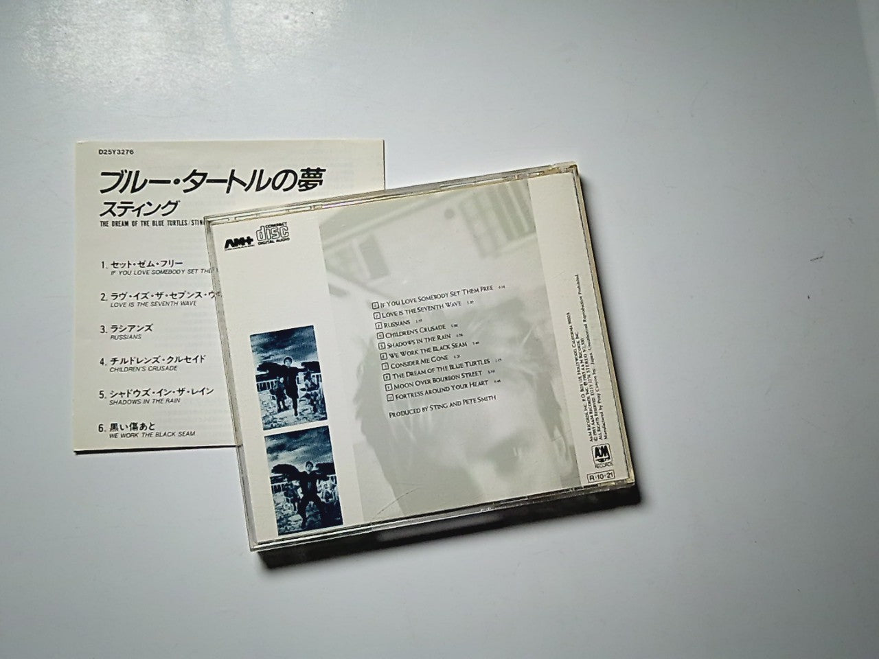Sting – The Dream Of The Blue Turtles (CD, 1988) Japan D25Y3276