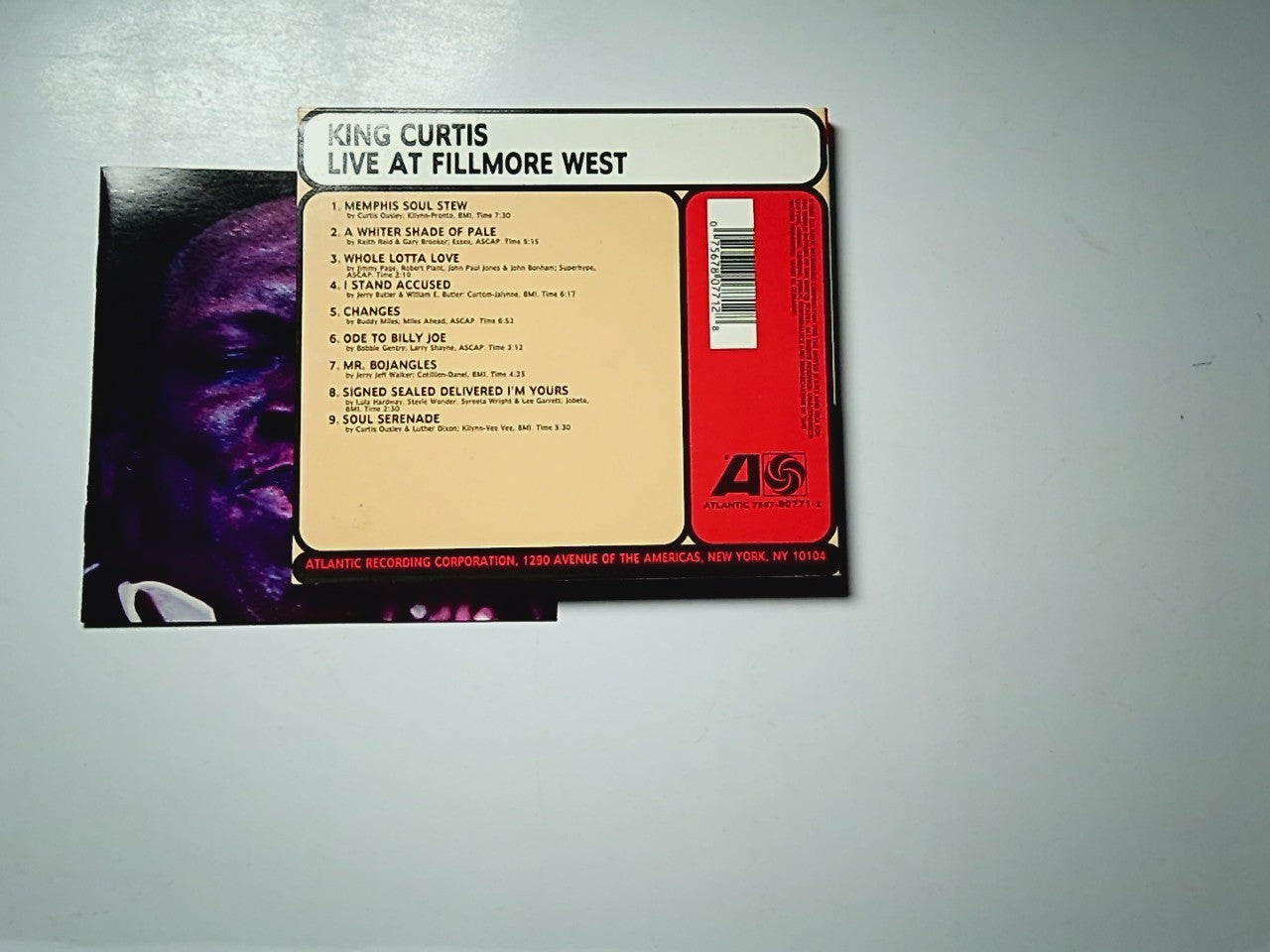 King Curtis – Live At Fillmore West (CD, 1998) Europe digipak 7567-80771-2