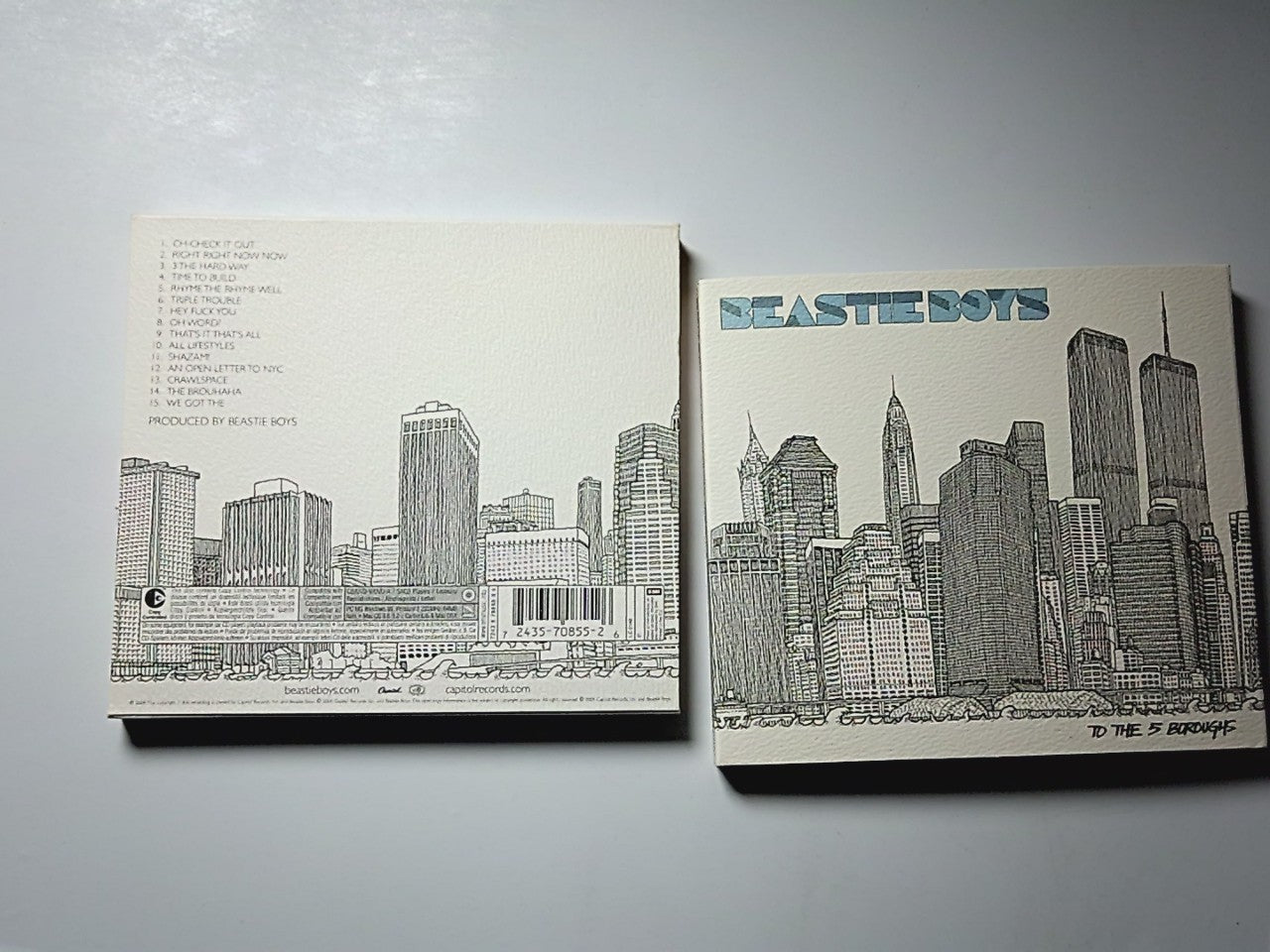 Beastie Boys – To The 5 Boroughs (CD, 2004) Europe Digipak 7243 5 70855 2 6