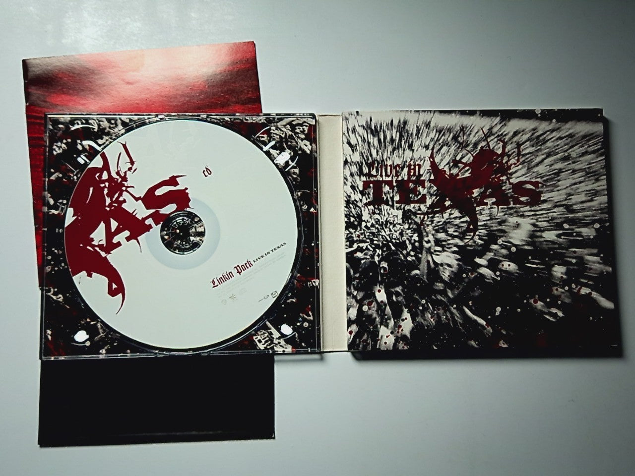 Linkin Park – Live In Texas (CD + DVD, 2003) Digipak Taiwan 9362-48563-2