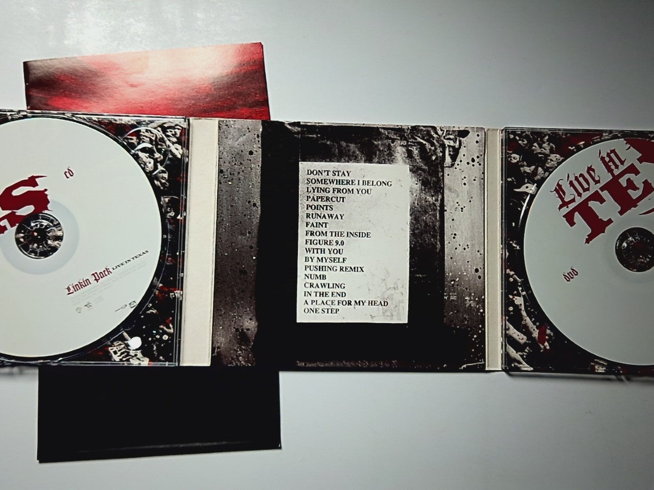 Linkin Park – Live In Texas (CD + DVD, 2003) Digipak Taiwan 9362-48563-2