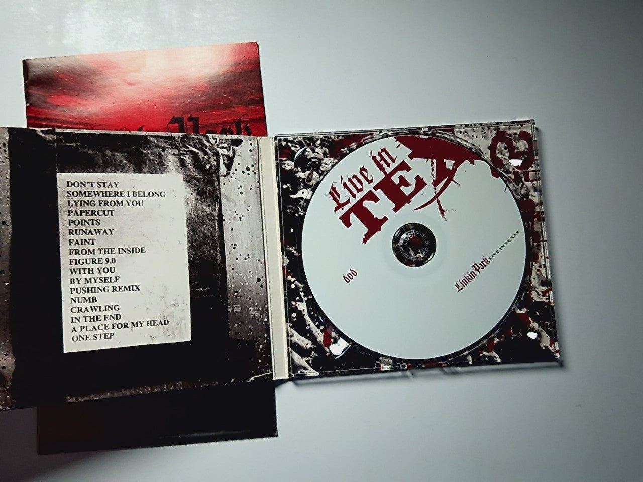 Linkin Park – Live In Texas (CD + DVD, 2003) Digipak Taiwan 9362-48563-2