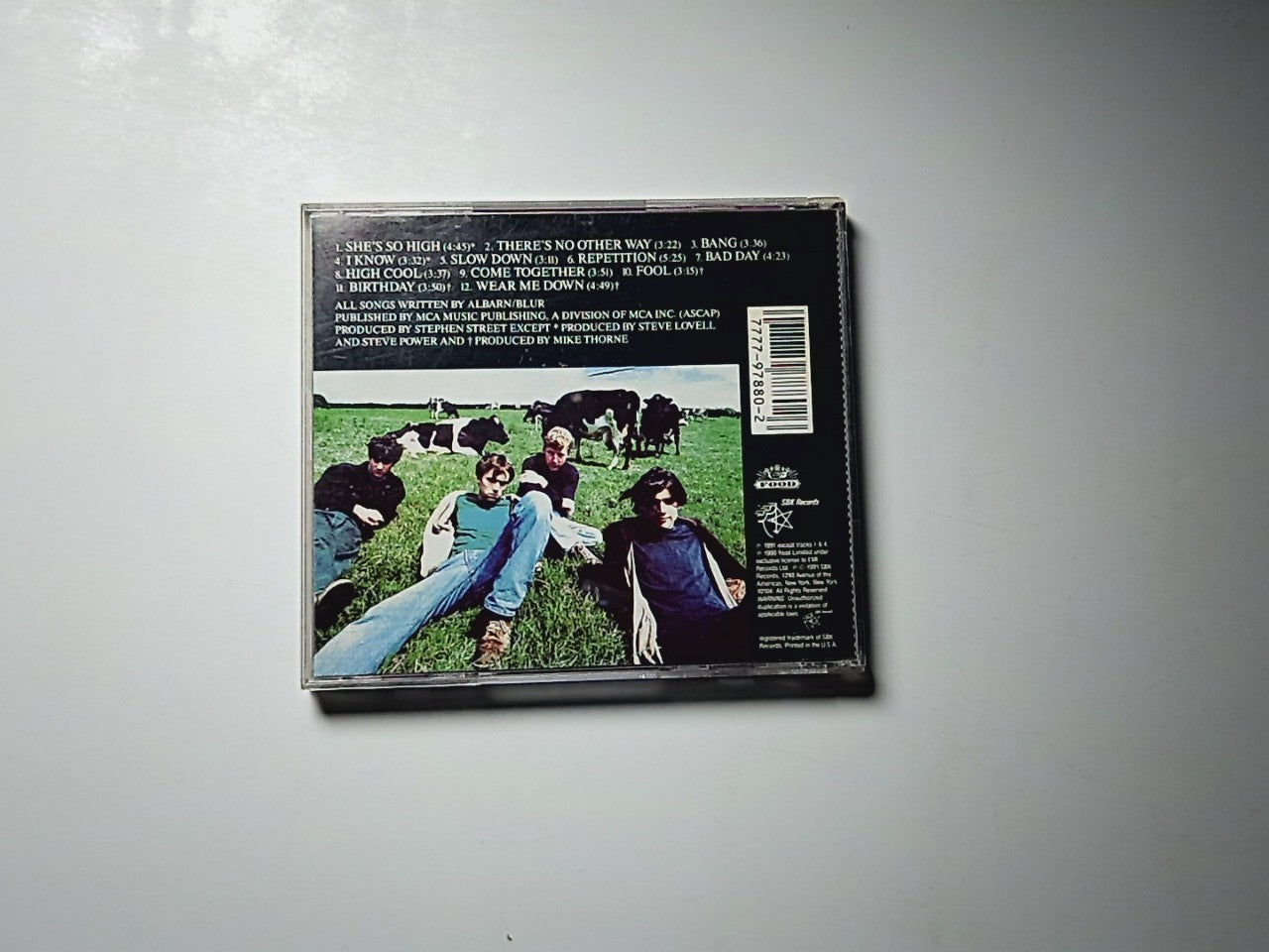 Blur – Leisure (CD, 1991) US CDP-97880
