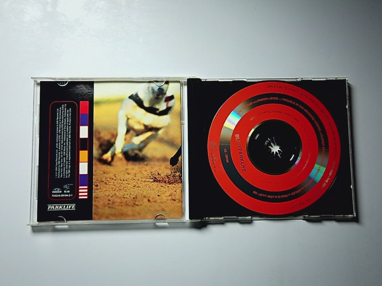 Blur – Parklife (CD, 1994) US 7243-8-29194-2-1