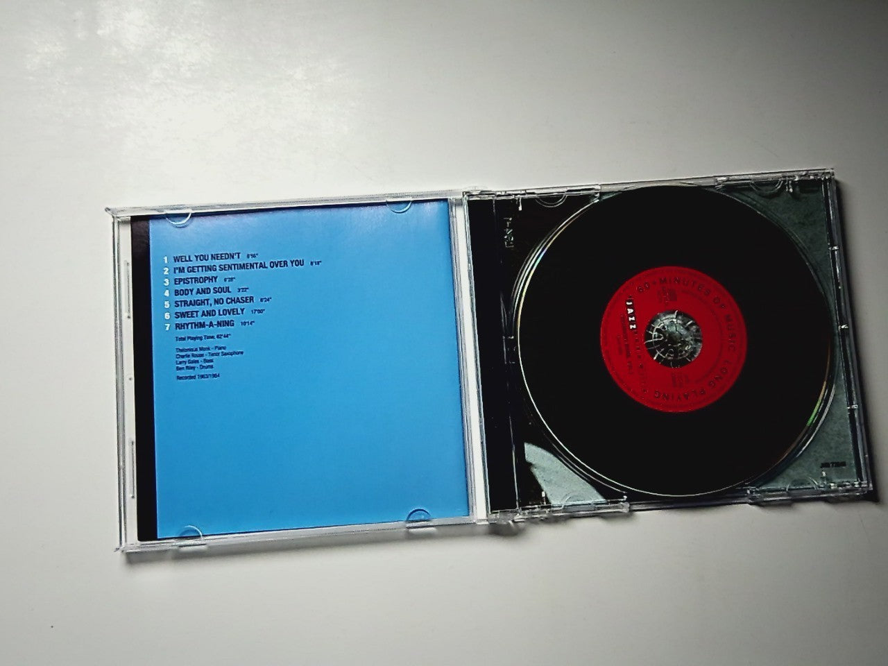 A Jazz Hour With Thelonious Monk Volume 2 - Epistrophy (CD, 1990) Belgium