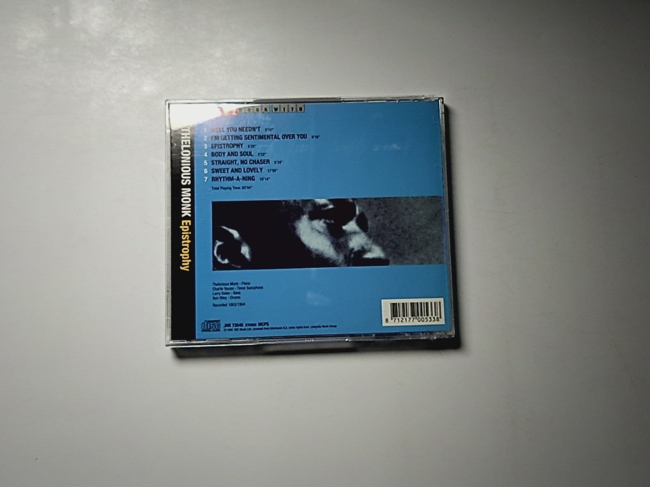 A Jazz Hour With Thelonious Monk Volume 2 - Epistrophy (CD, 1990) Belgium