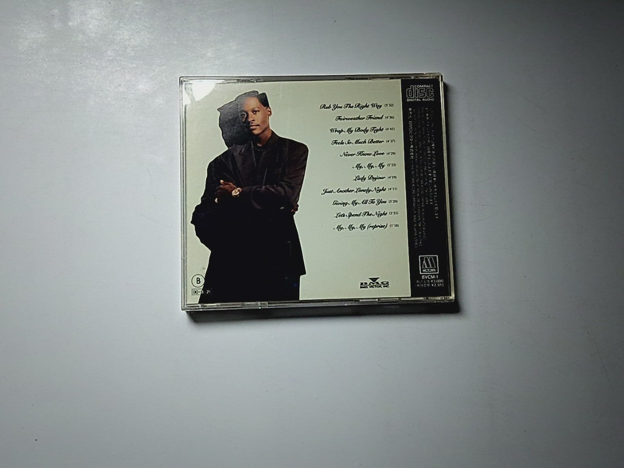 Johnny Gill – Johnny Gill (CD, 1990) Japan BVCM-1