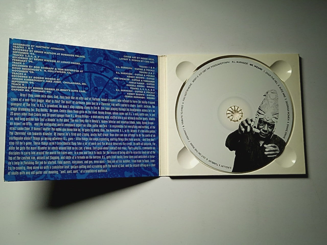 R.L. Burnside – Mr. Wizard (CD, 1997) US Digipak 80301-2