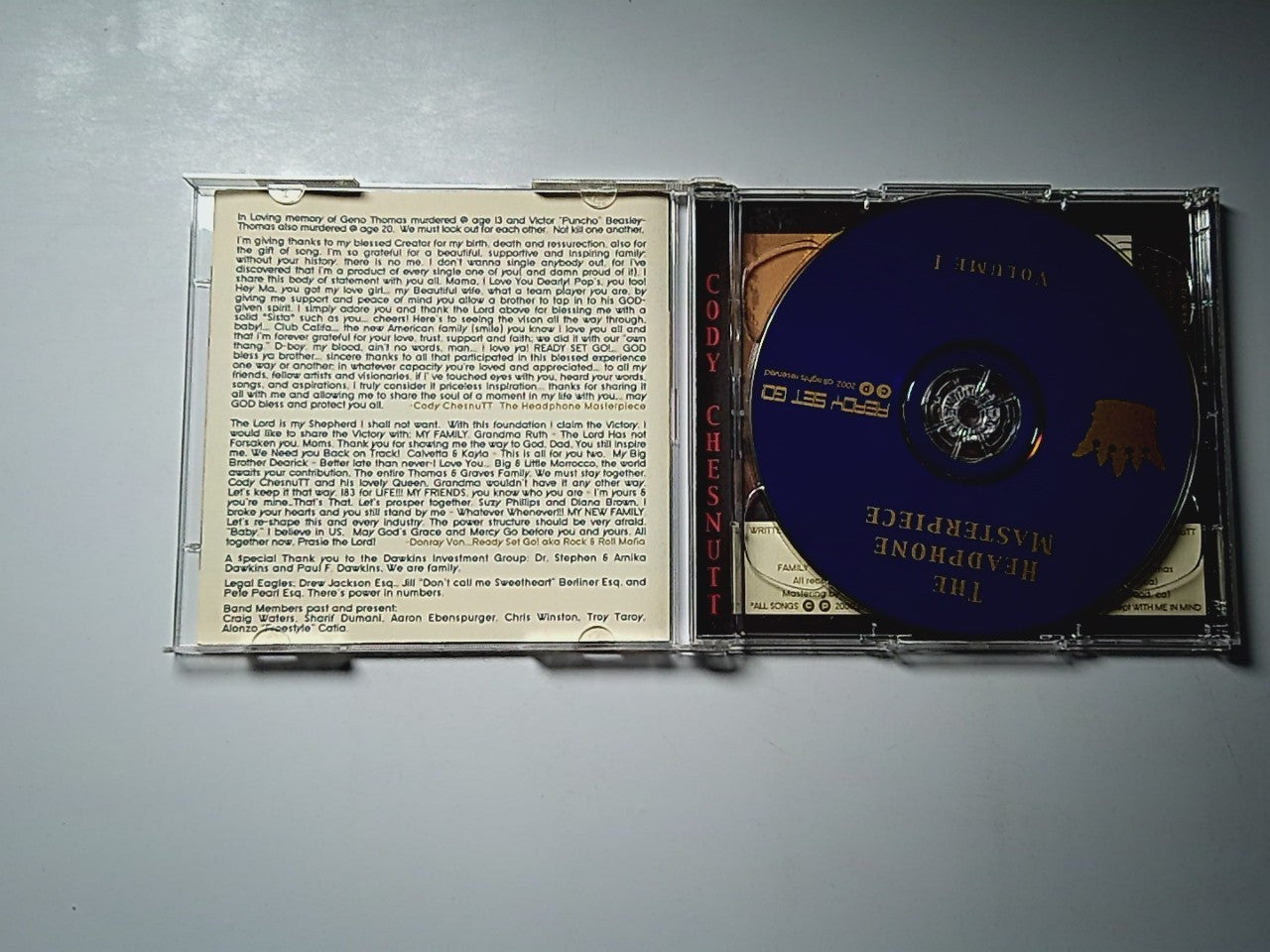 Cody ChesnuTT – The Headphone Masterpiece (CD, 2002) US none
