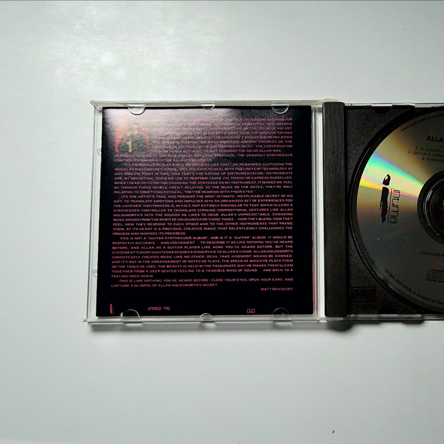 Allan Holdsworth – Secrets (CD, 1989) Japan 29B2-76