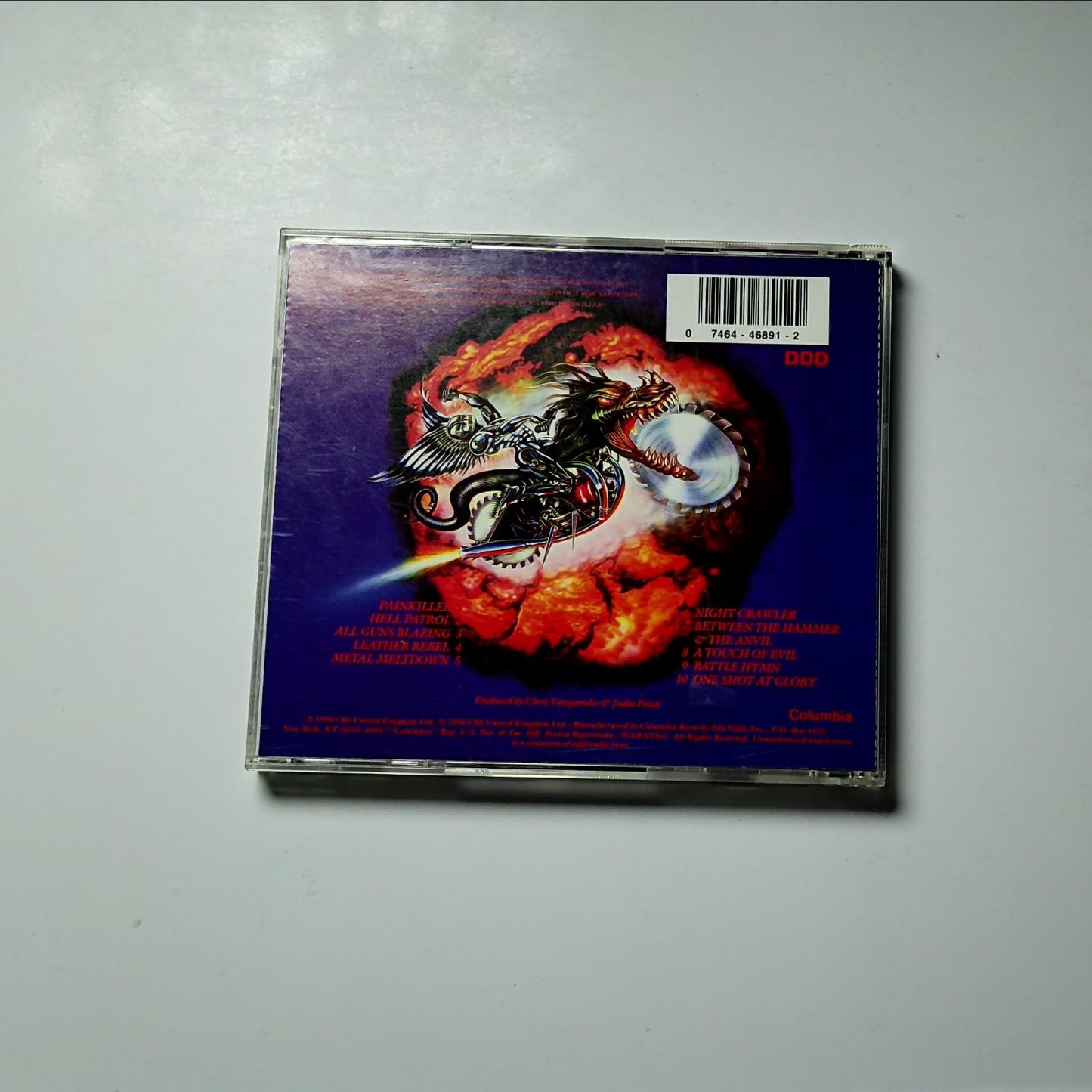 Judas Priest – Painkiller (CD, 1990) US CK 46891