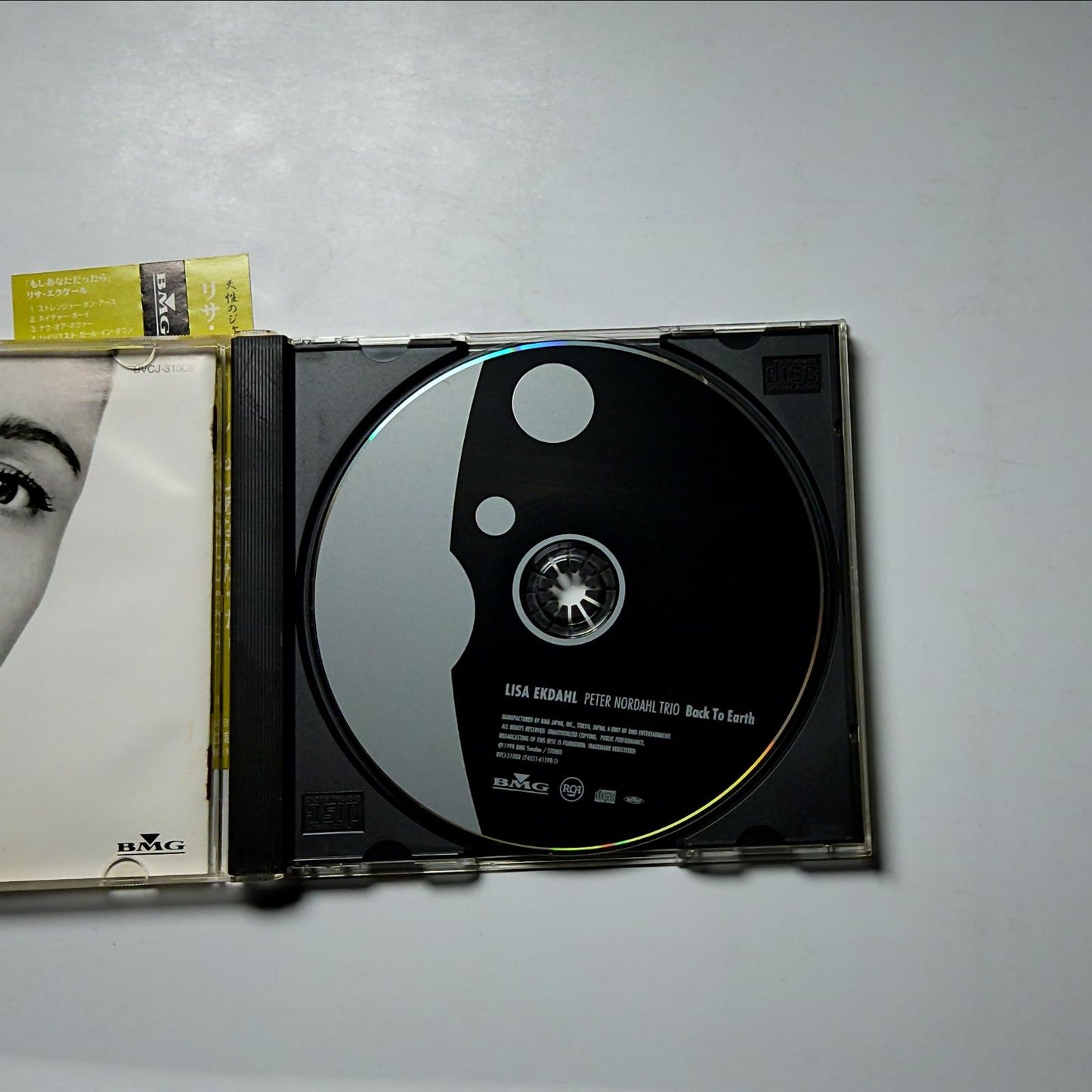 Lisa Ekdahl & Peter Nordahl Trio - Back to Earth (CD, 1999) Japan Obi BVCJ-31008