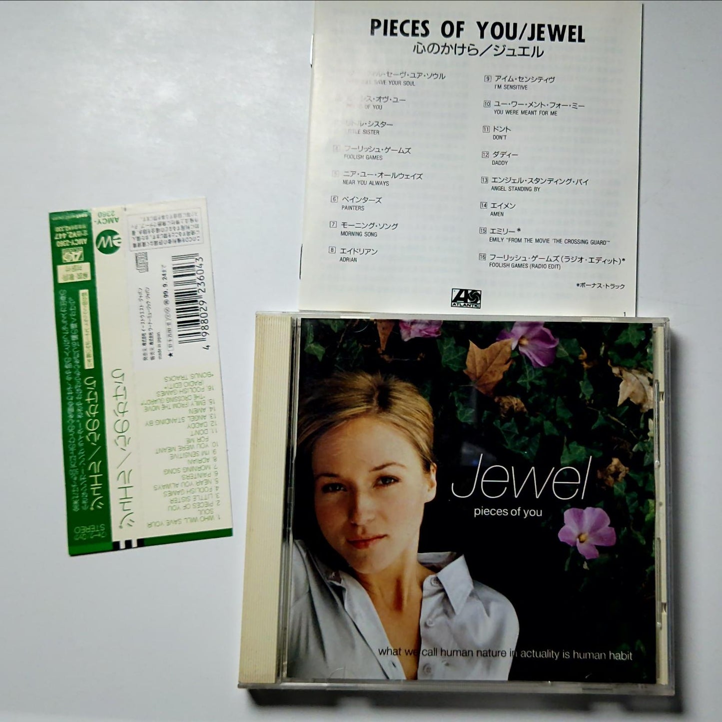 Jewel – Pieces Of You (CD, 1997) Japan Bonus Track Obi AMCY-2360
