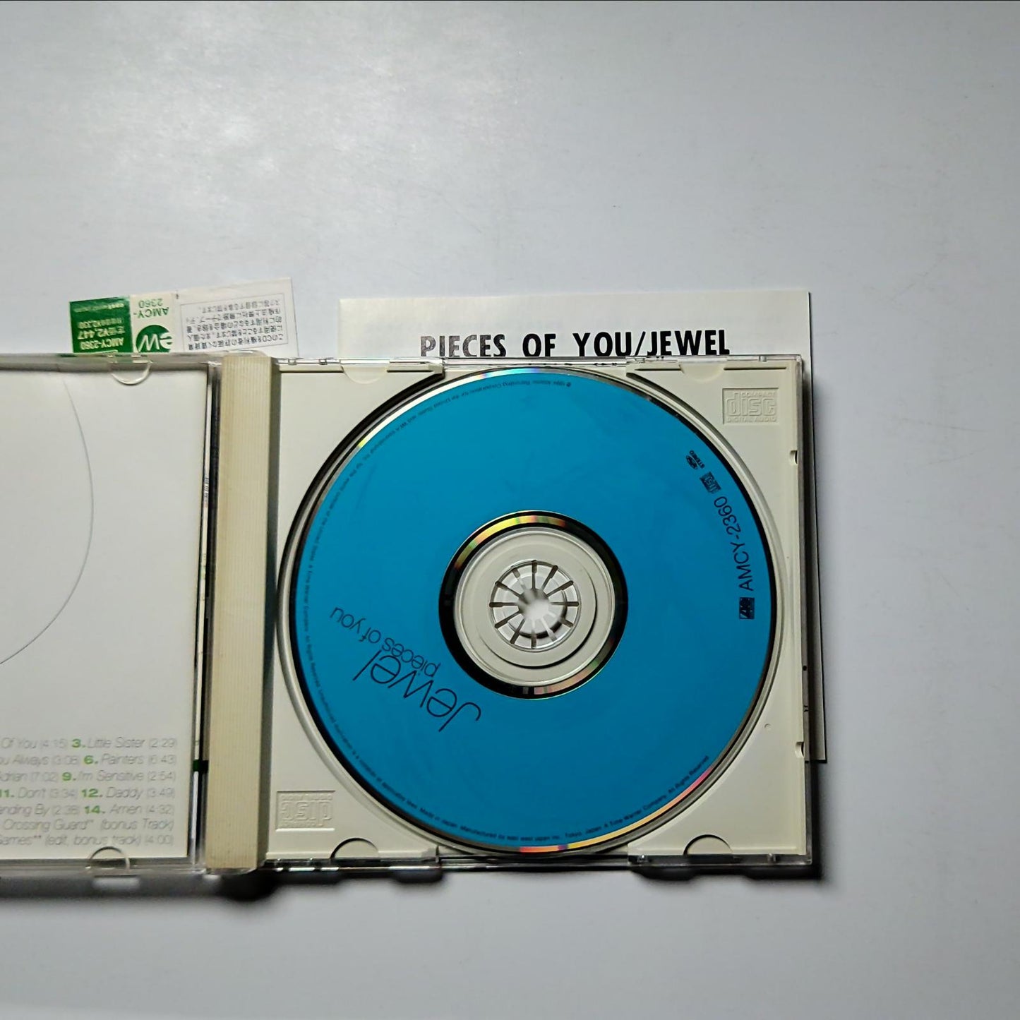 Jewel – Pieces Of You (CD, 1997) Japan Bonus Track Obi AMCY-2360