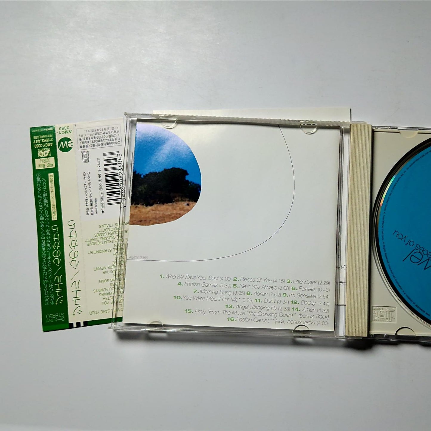 Jewel – Pieces Of You (CD, 1997) Japan Bonus Track Obi AMCY-2360