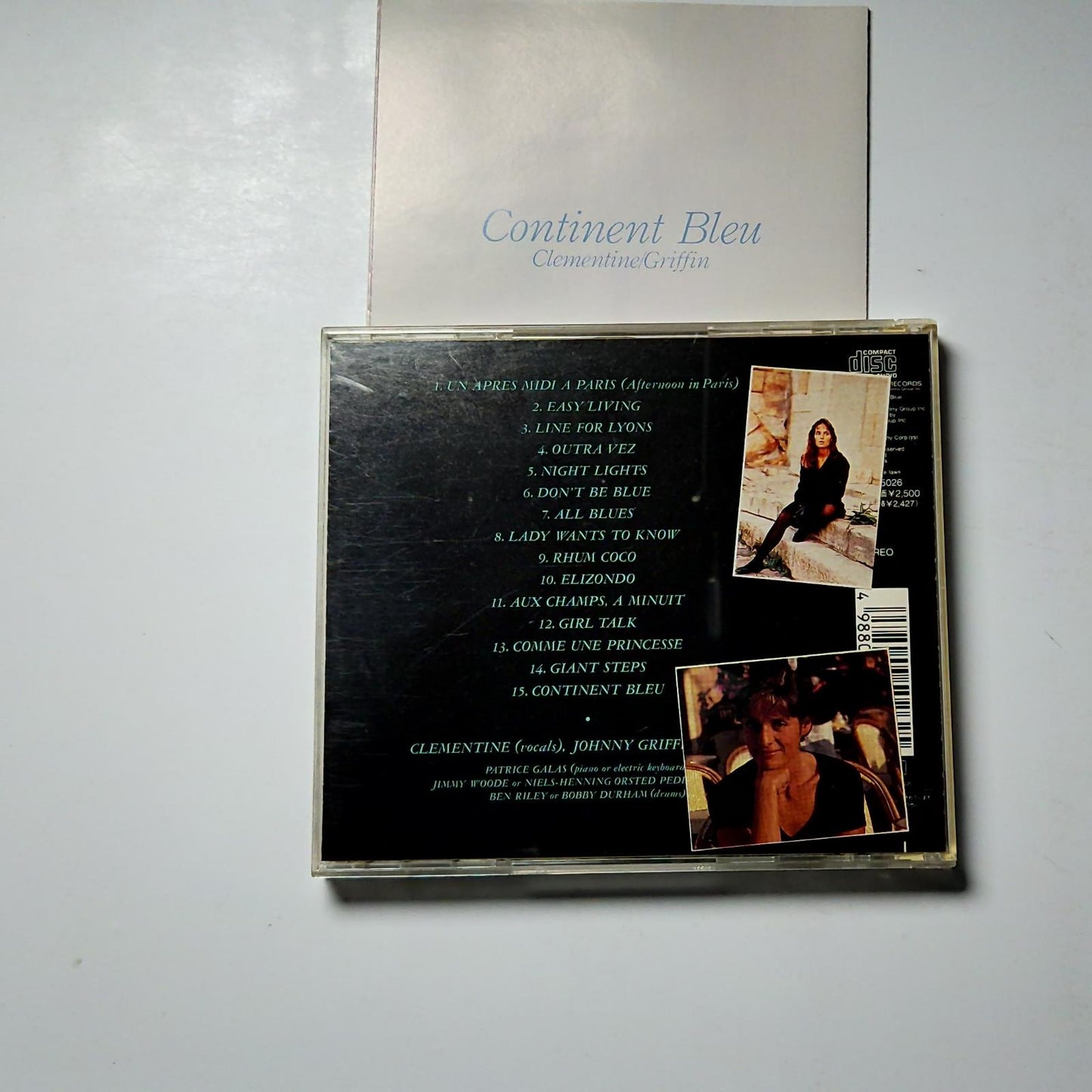 Clémentine, Johnny Griffin – Continent Bleu (CD, 1989) Japan