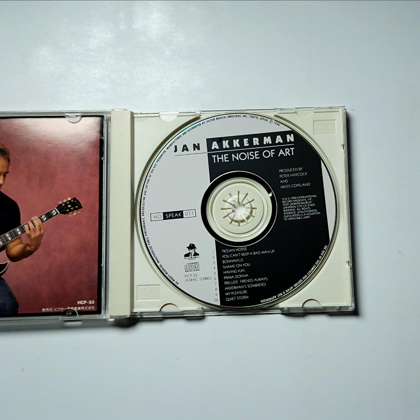 Jan Akkerman – The Noise Of Art (CD, 1990) Japan VICP-53