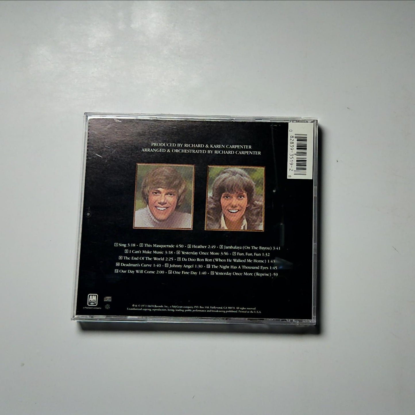 Carpenters – Now & Then (CD, 1998) US 82839 3519 2