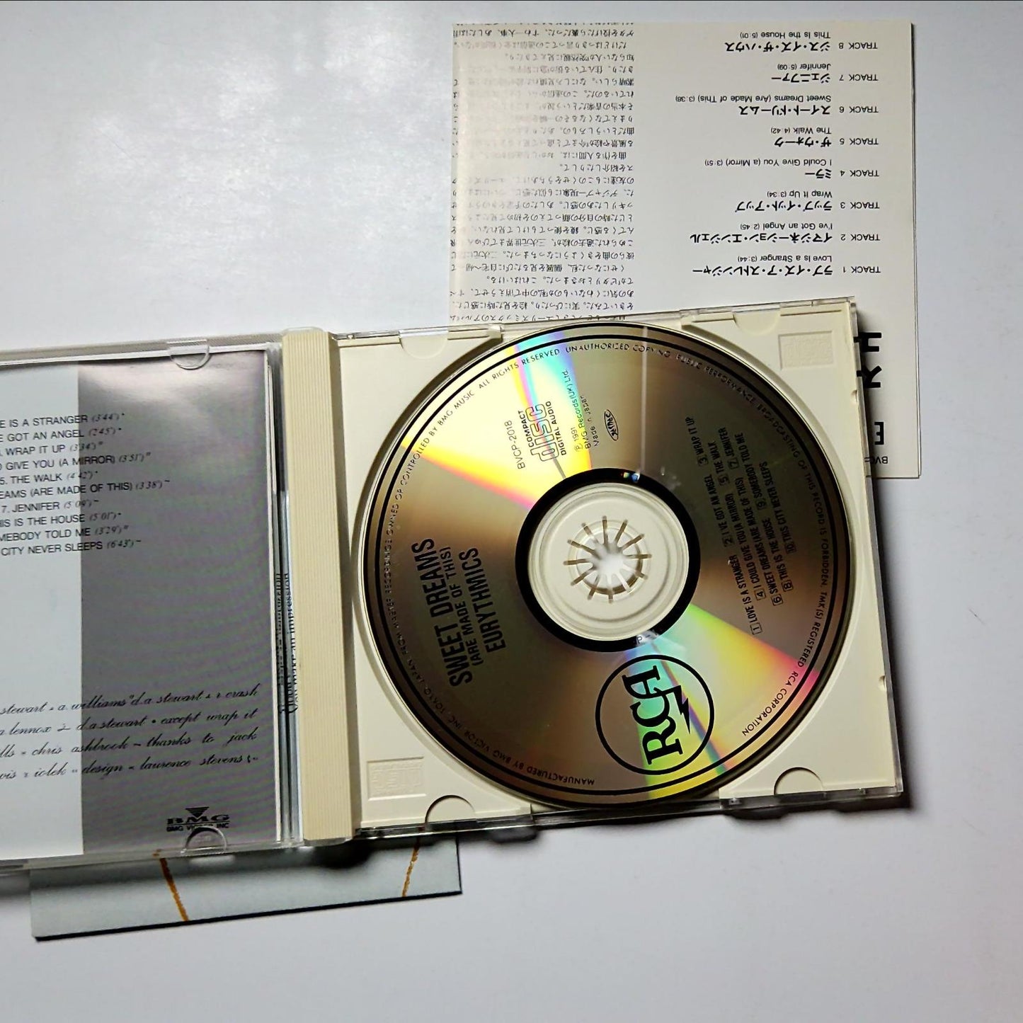 Eurythmics – Sweet Dreams (Are Made Of This) (CD, 1991) Japan BVCP-2018