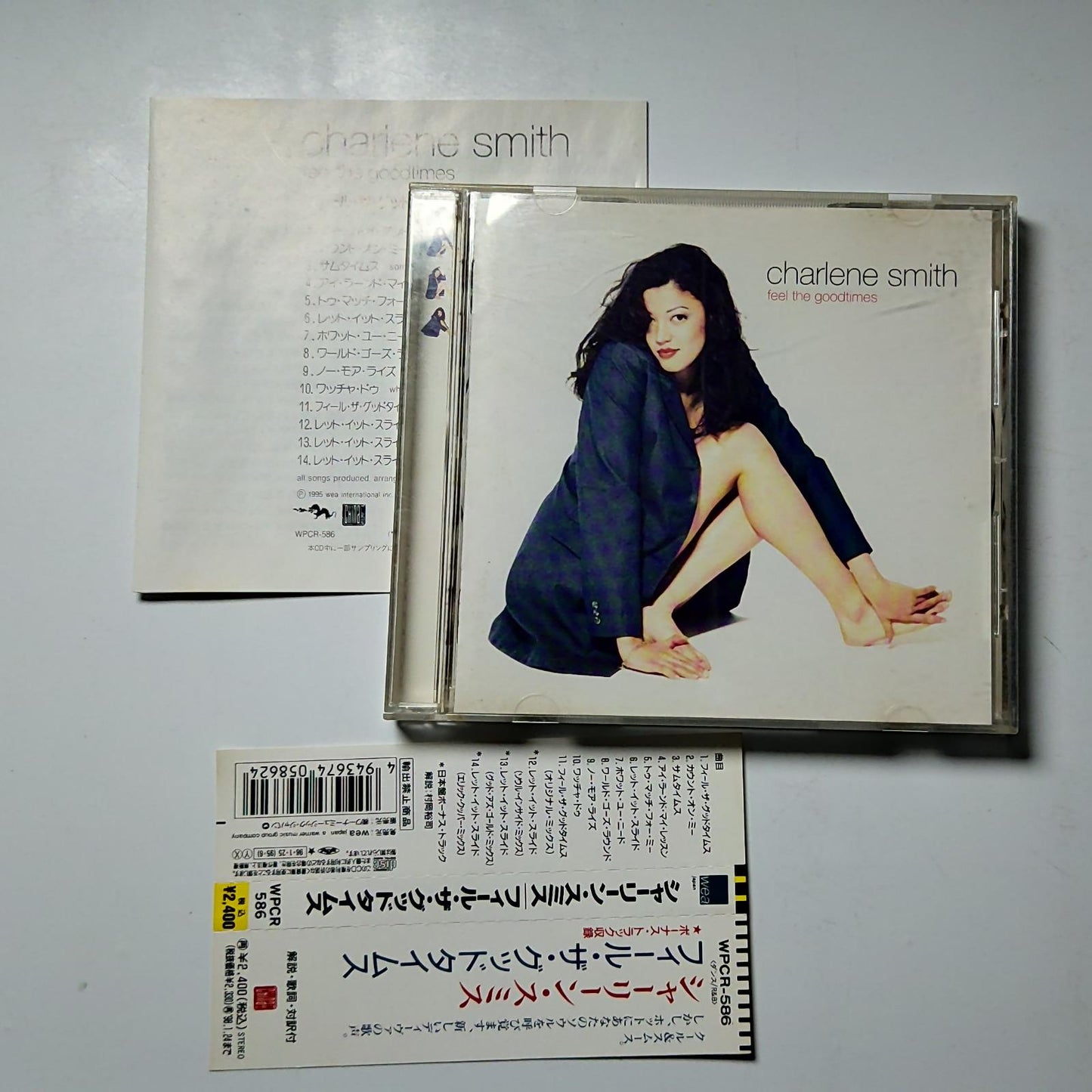 Charlene Smith – Feel The Goodtimes (CD, 1996) Japan Bonus Track Obi WPCR 586