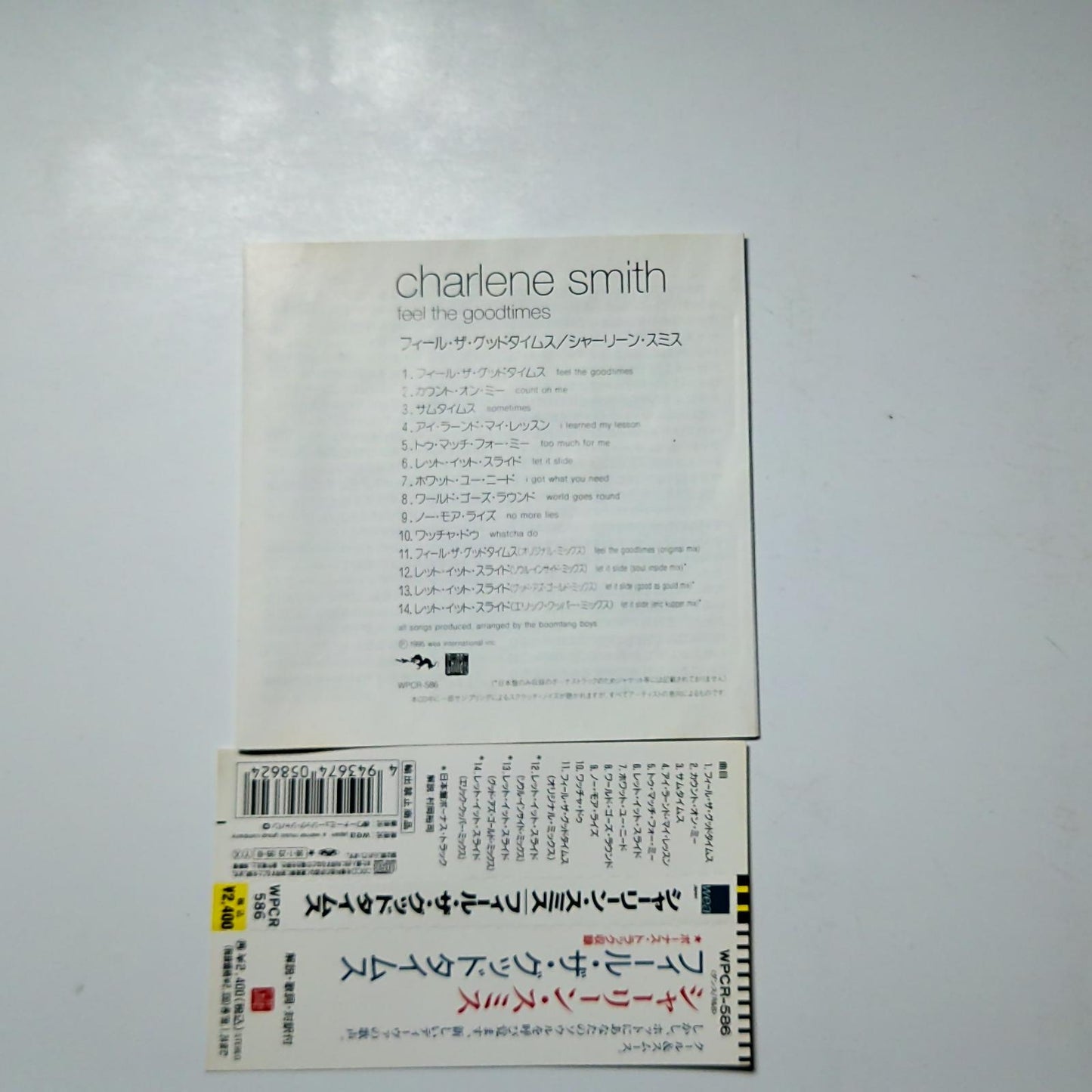 Charlene Smith – Feel The Goodtimes (CD, 1996) Japan Bonus Track Obi WPCR 586