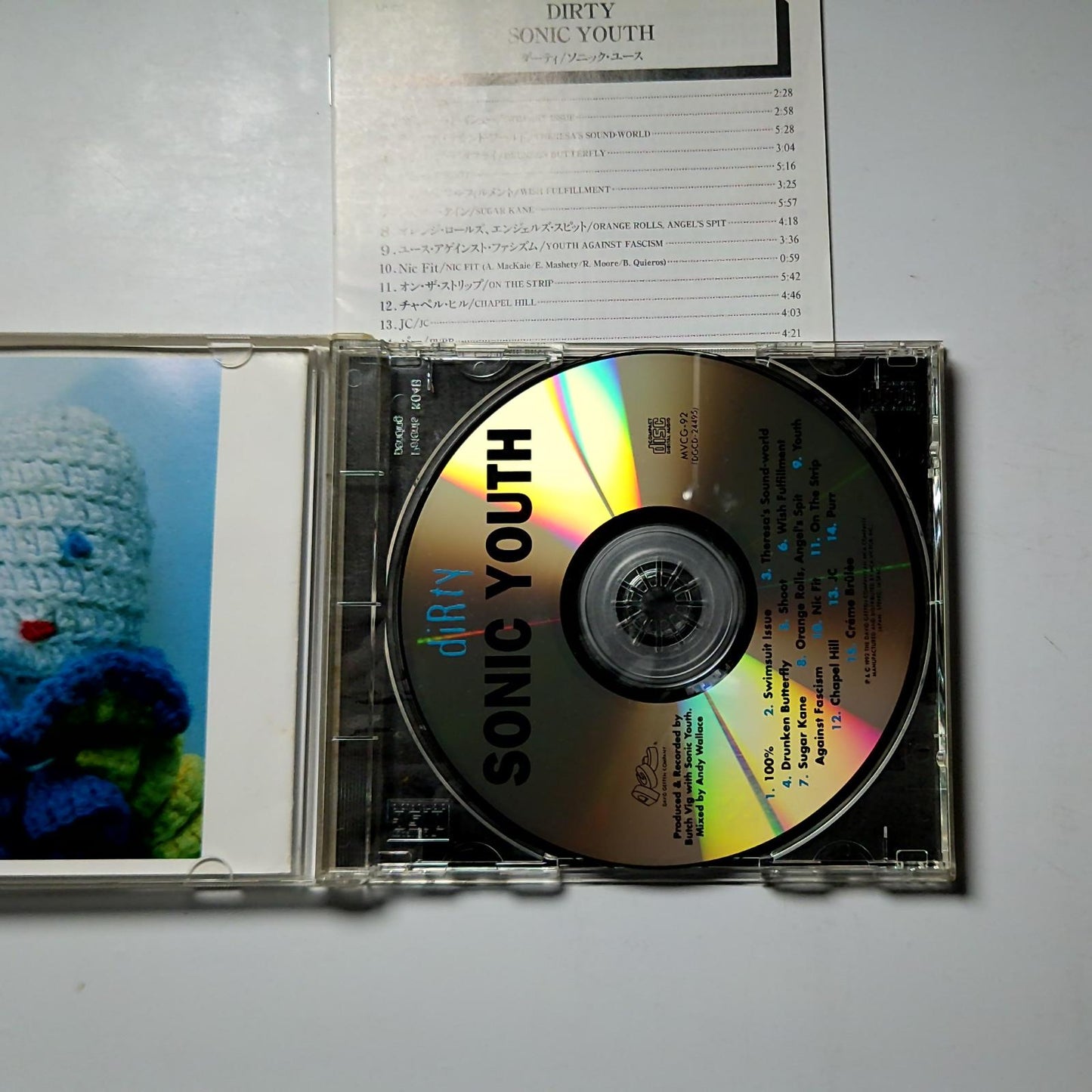 Sonic Youth – Dirty (CD, 1992) Japan Bonus Track MVCG-92